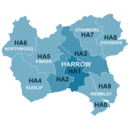 Harrow Map (House Sale Data)